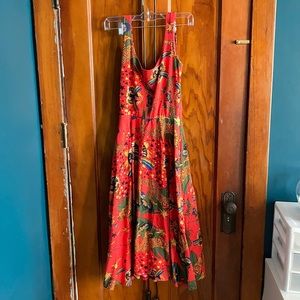 Nooworks Vacation dress in Pride Tiger print